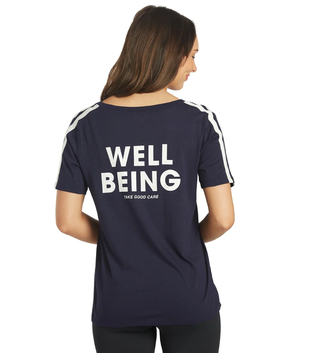 Spiritual Gangster V Neck Ringer Tee - Image 3