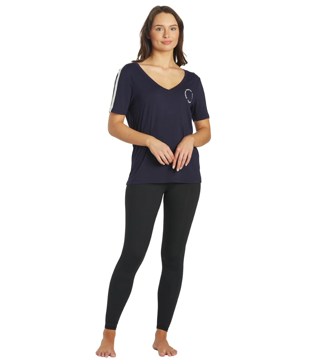 Spiritual Gangster V Neck Ringer Tee - Image 4