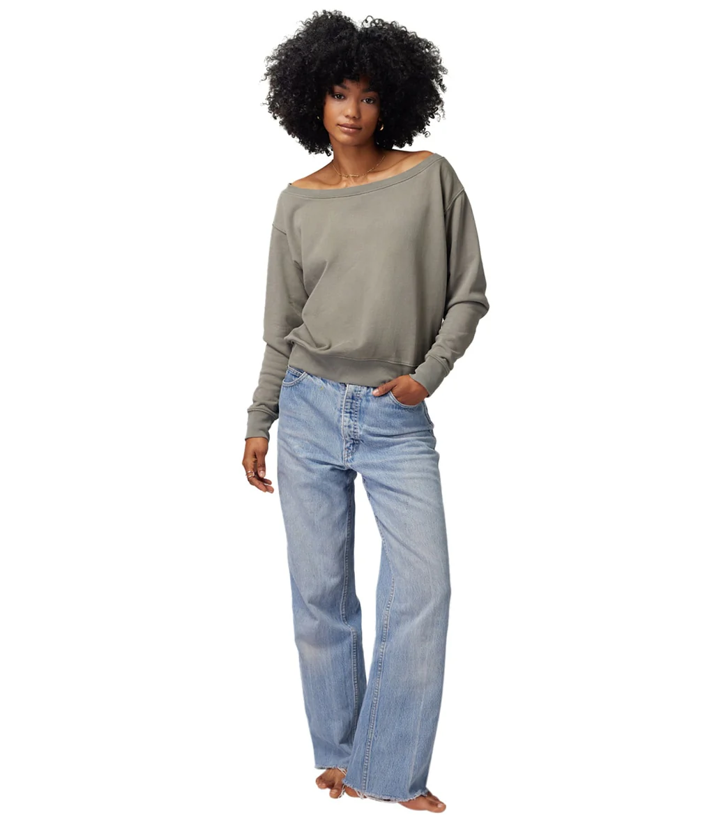 Spiritual Gangster Vida Off Shoulder Long Sleeve Top - Image 8