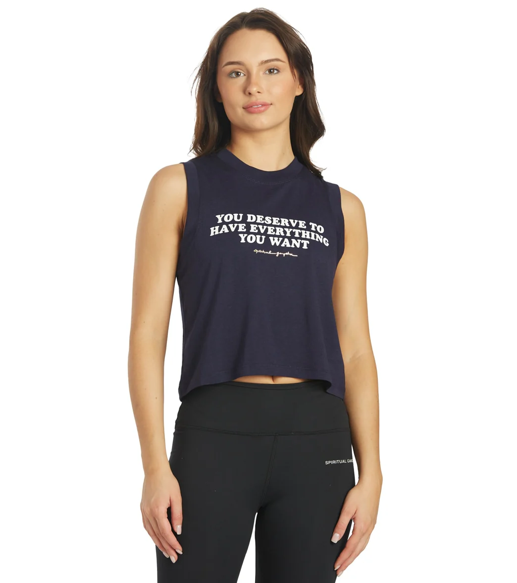 Spiritual Gangster Want Box Crop Tank - Image 7
