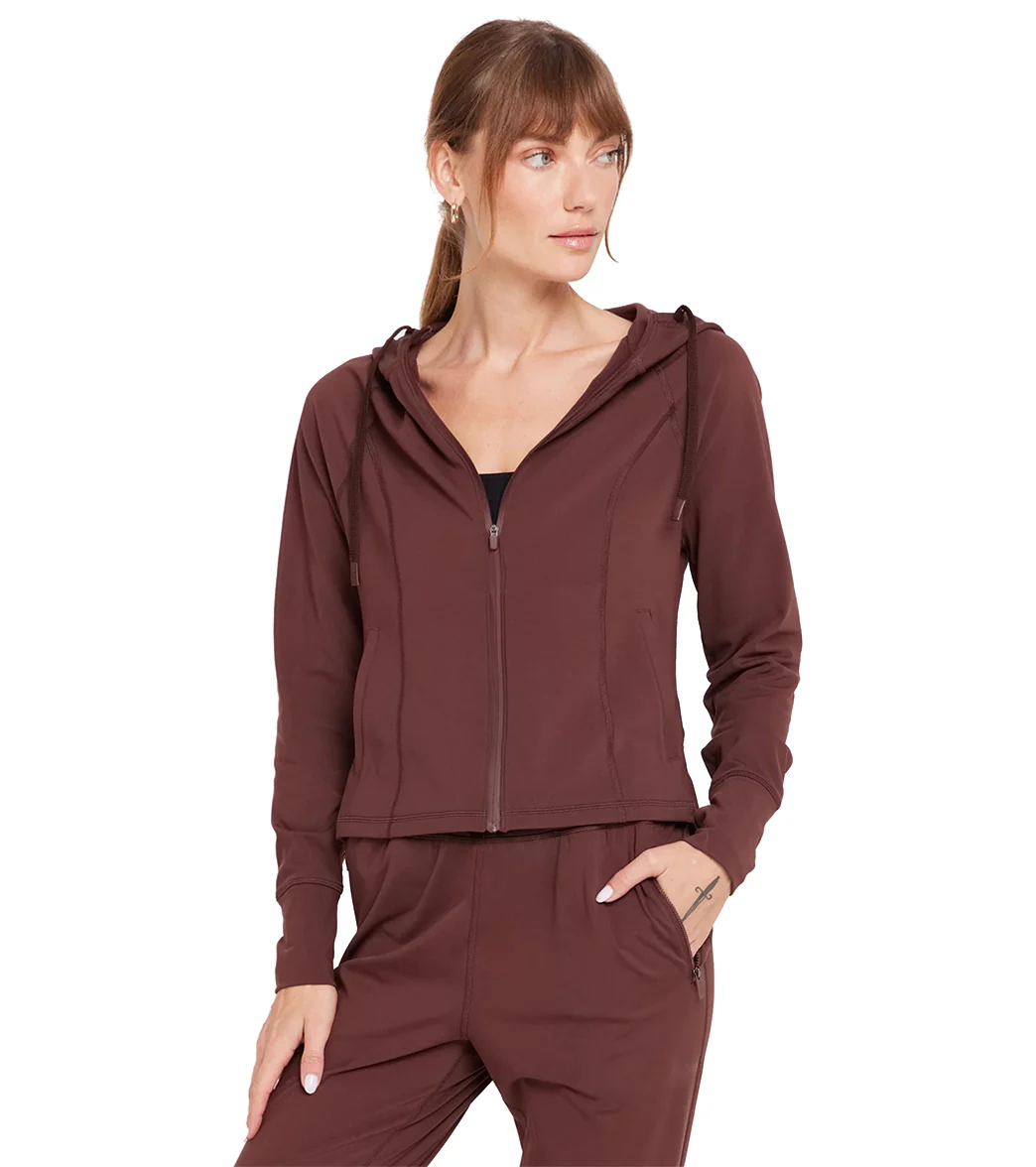 Spiritual Gangster Warm Core Zip Hood Jacket - Image 6