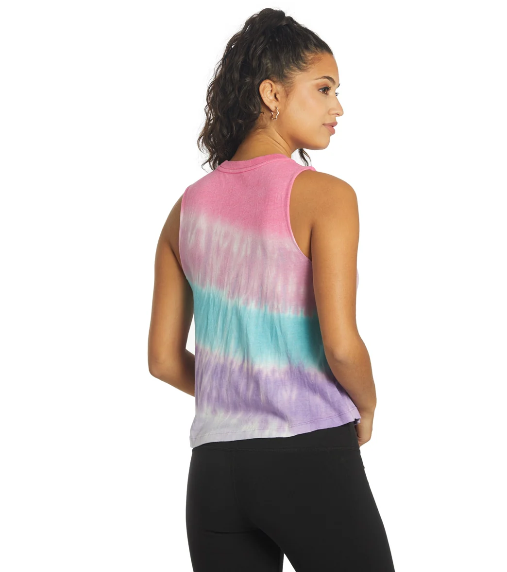 Spiritual Gangster Watercolor Crop Tank - Image 3