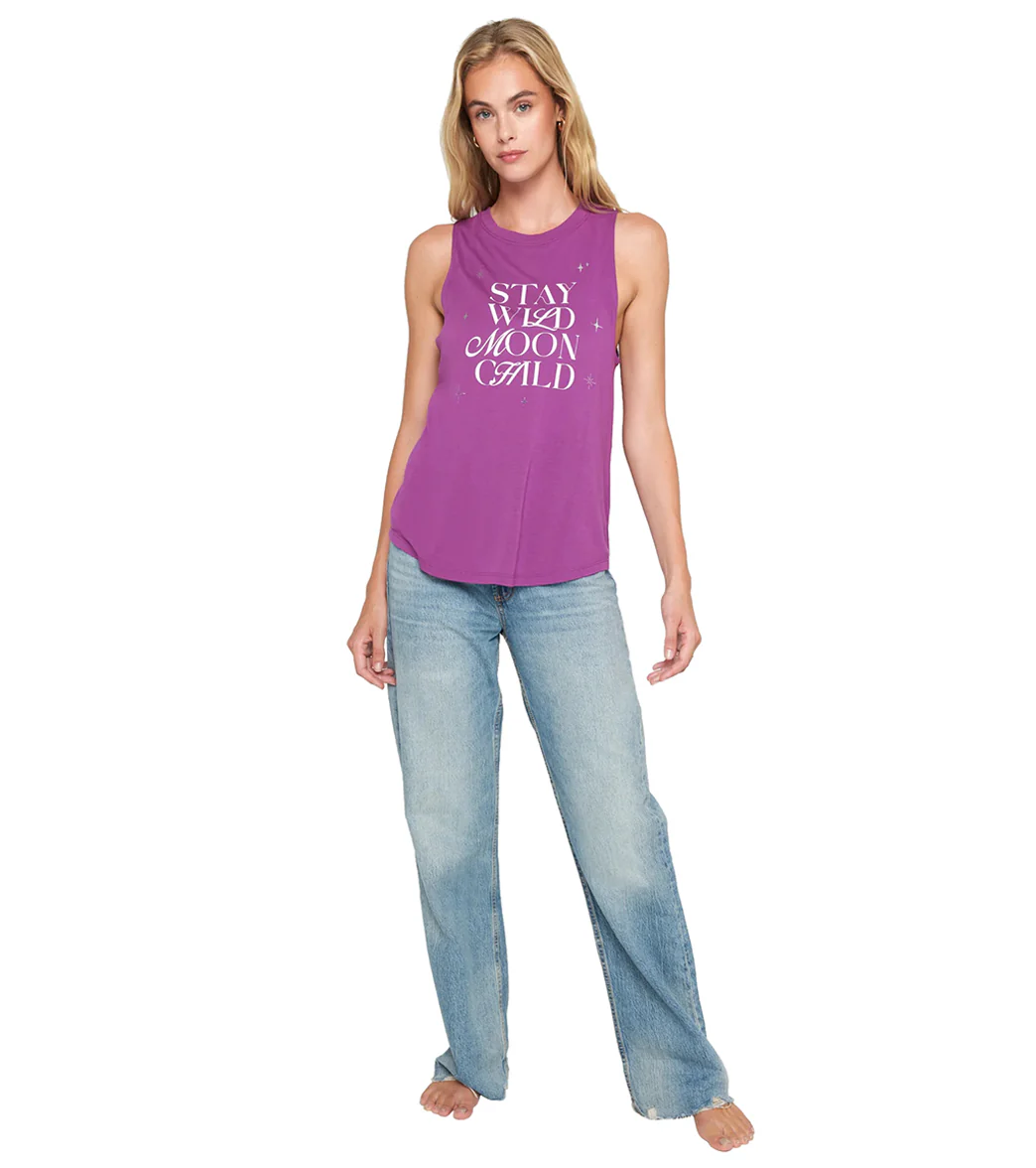 Spiritual Gangster Wild Moon Jade Muscle Tank - Image 4