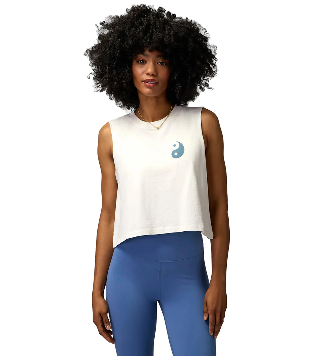 Spiritual Gangster Yin Yang Callie Crop Tank - Image 6