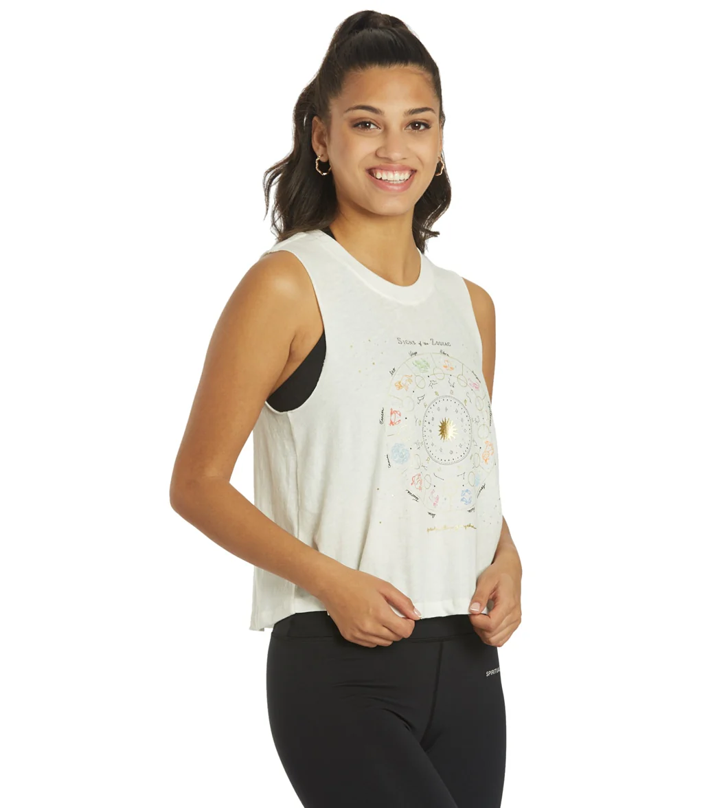 Spiritual Gangster Zodiac Crop Tank - Image 2