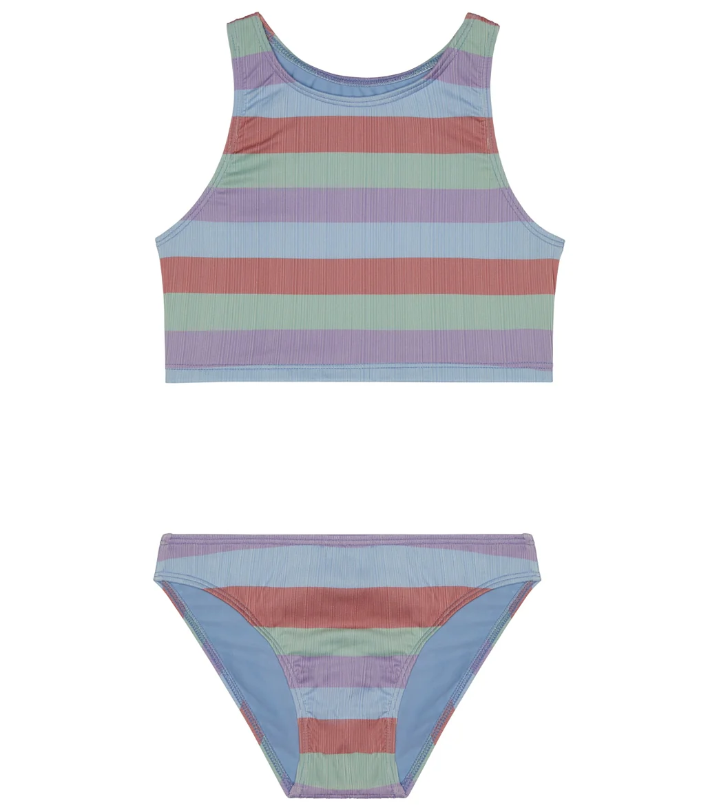 Splendid Girls' Cabana Stripe Two Piece Bikini Set (Big Kid) - Image 5