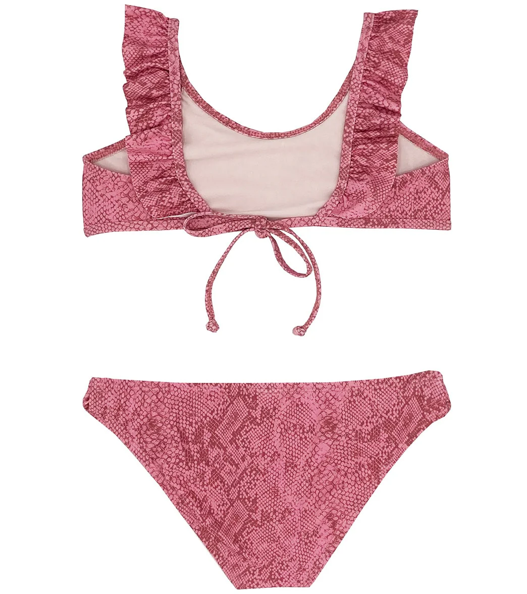 Splendid Girls' Charmer Ruffle Two Piece Bikini Set (Big Kid) - Image 2