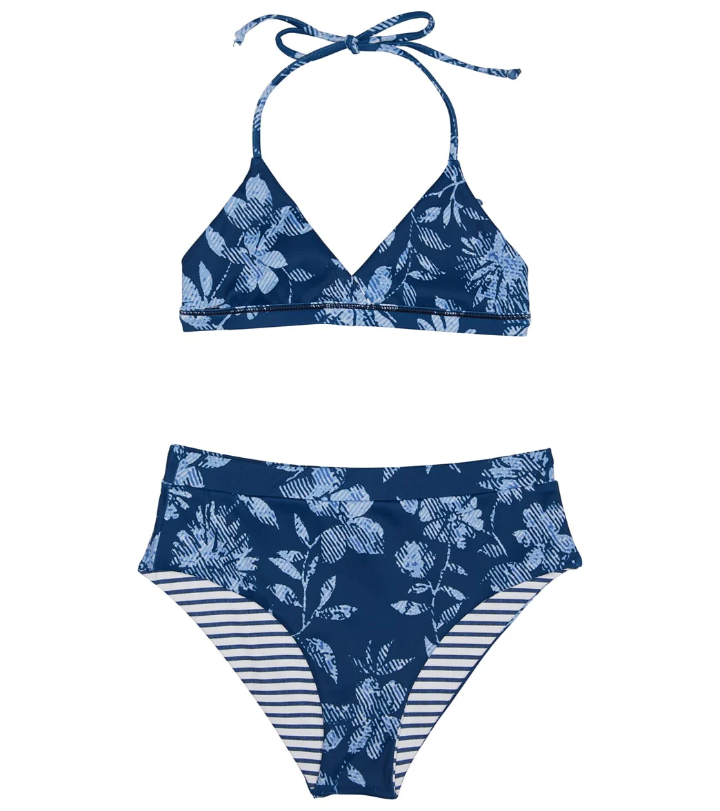 Splendid Girls' Double Dutch Reversible Wrap Two Piece Bikini Set (Big Kid) - Image 6