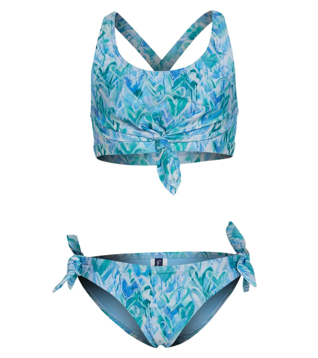 Splendid Girls Girls' Graffiti Heart Bralette Two Piece Set (Big Kid) - Image 5