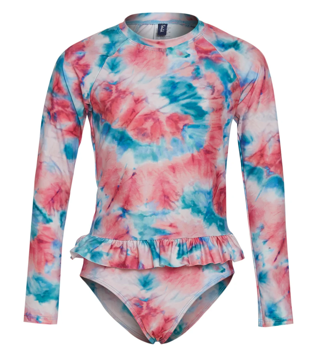 Splendid Girls Girls' Twist of Fate Long Sleeve Rashguard Set (Big Kid) - Image 4