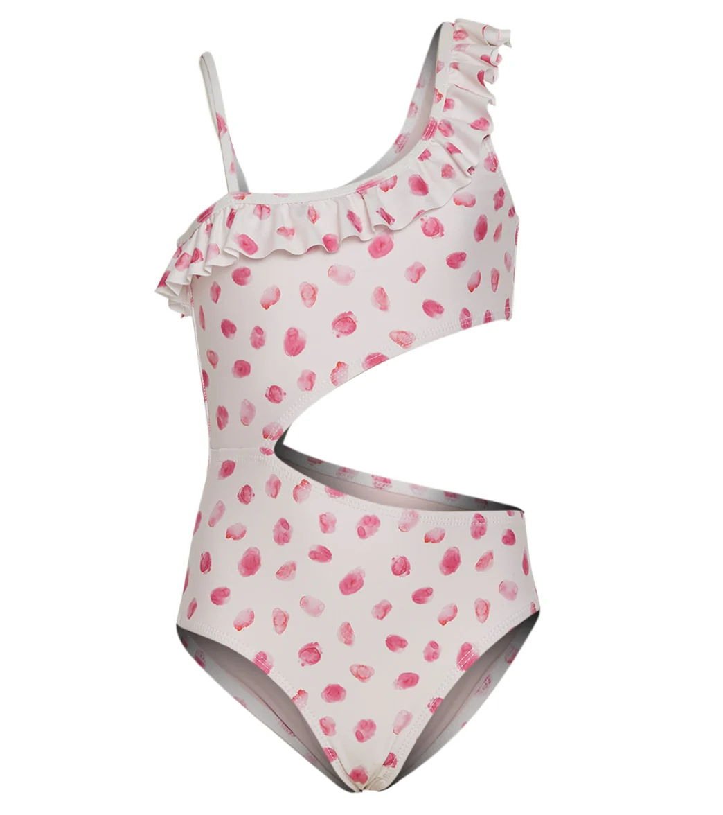 Splendid Girls Girls' Wild One Ruffle One Piece Swimsuit (Big Kid) - Image 4