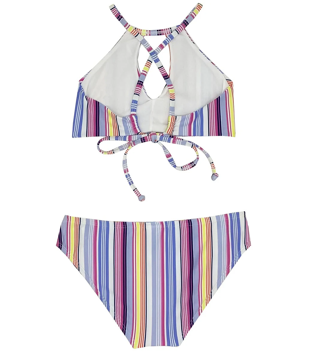 Splendid Girls' La Paz High Neck Two Piece Bikini Set (Big Kid) - Image 2