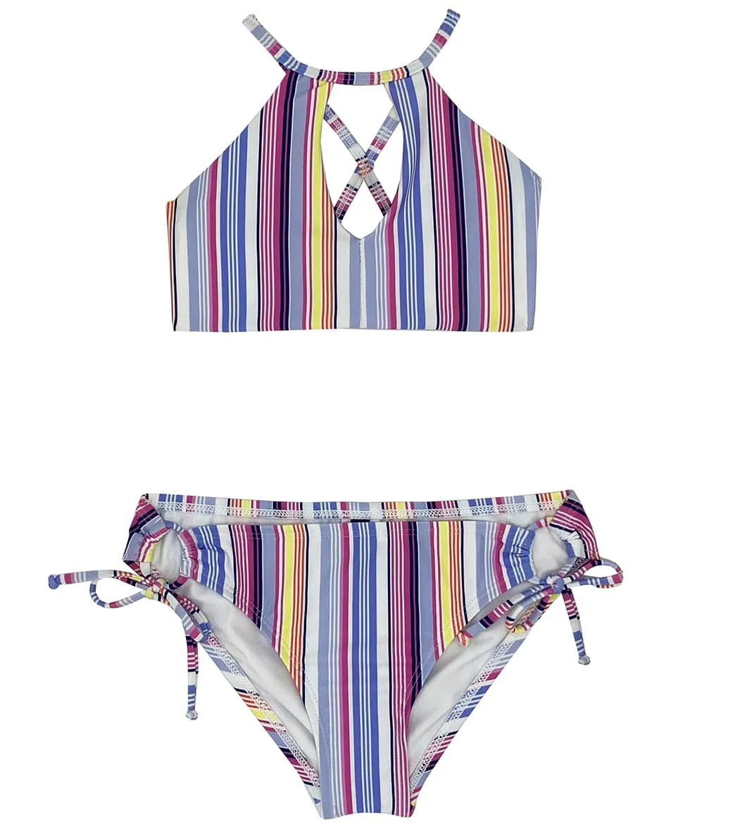 Splendid Girls' La Paz High Neck Two Piece Bikini Set (Big Kid) - Image 5