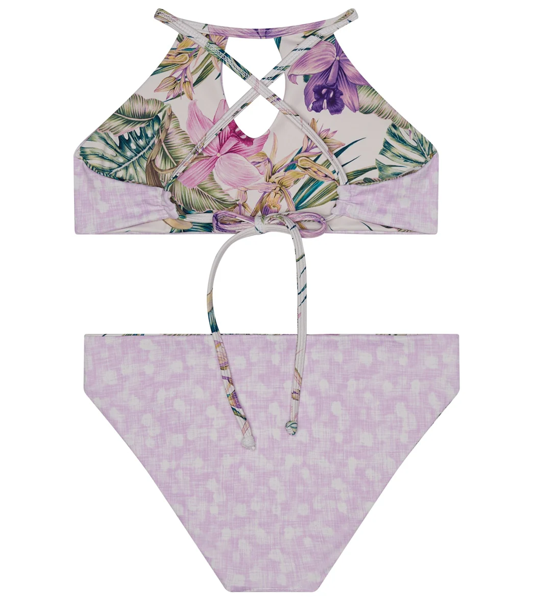 Splendid Girls' Panama Garden Reversible Two Piece Bikini Set (Big Kid) - Image 4