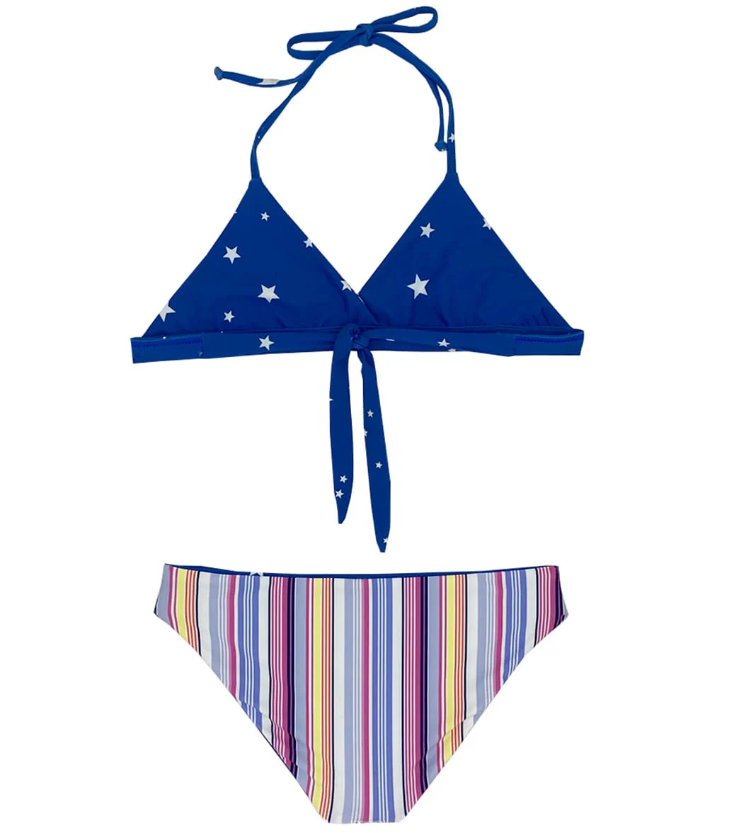 Splendid Girls' Reversible Twinkle Two Piece Bikini Set (Big Kid) - Image 2