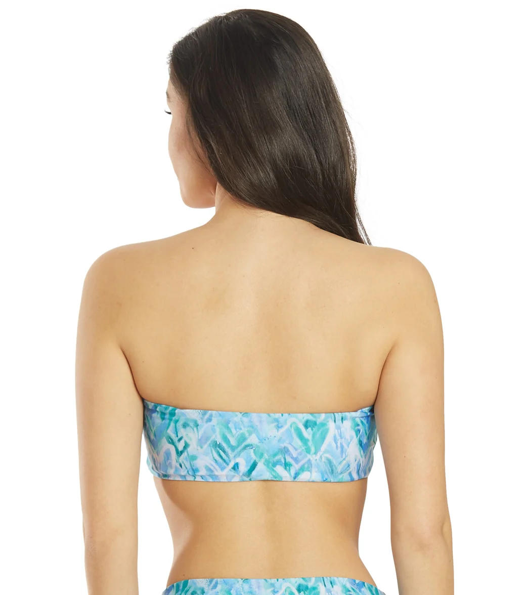 Splendid Women's Graffiti Reversible Bandeau Bikini Top - Image 3