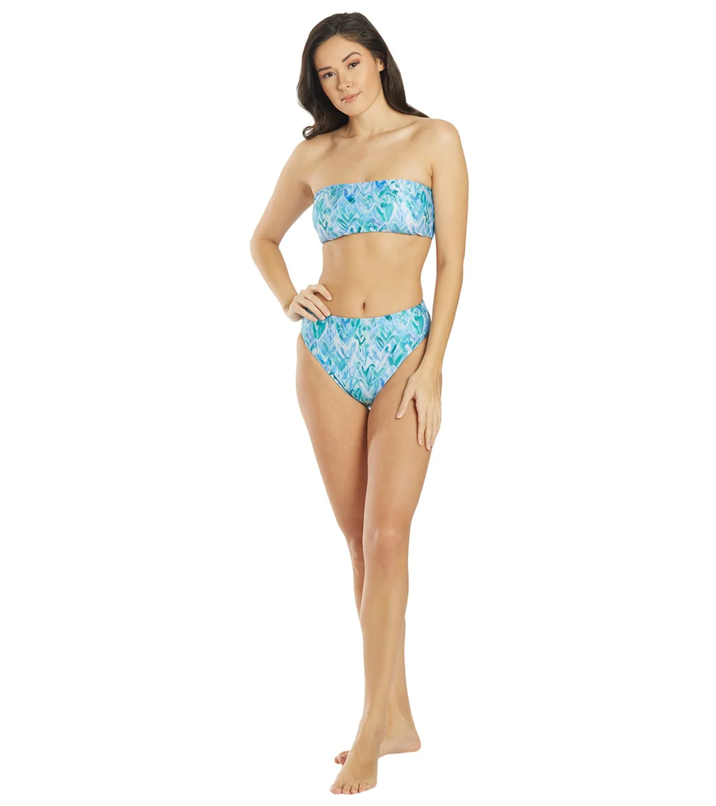 Splendid Women's Graffiti Reversible Bandeau Bikini Top - Image 4