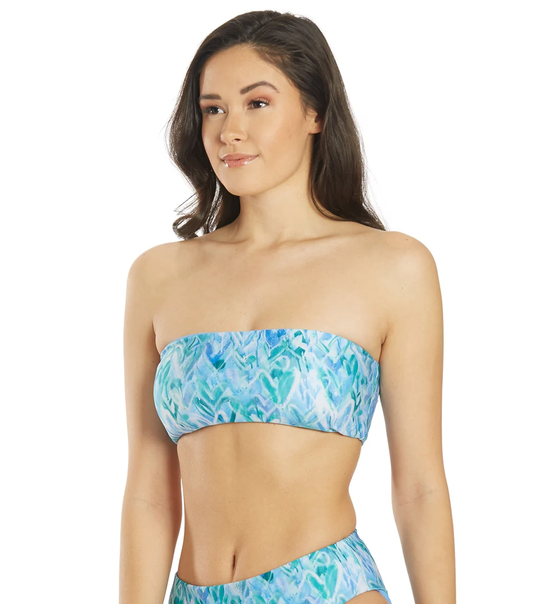 Splendid Women's Graffiti Reversible Bandeau Bikini Top - Image 5