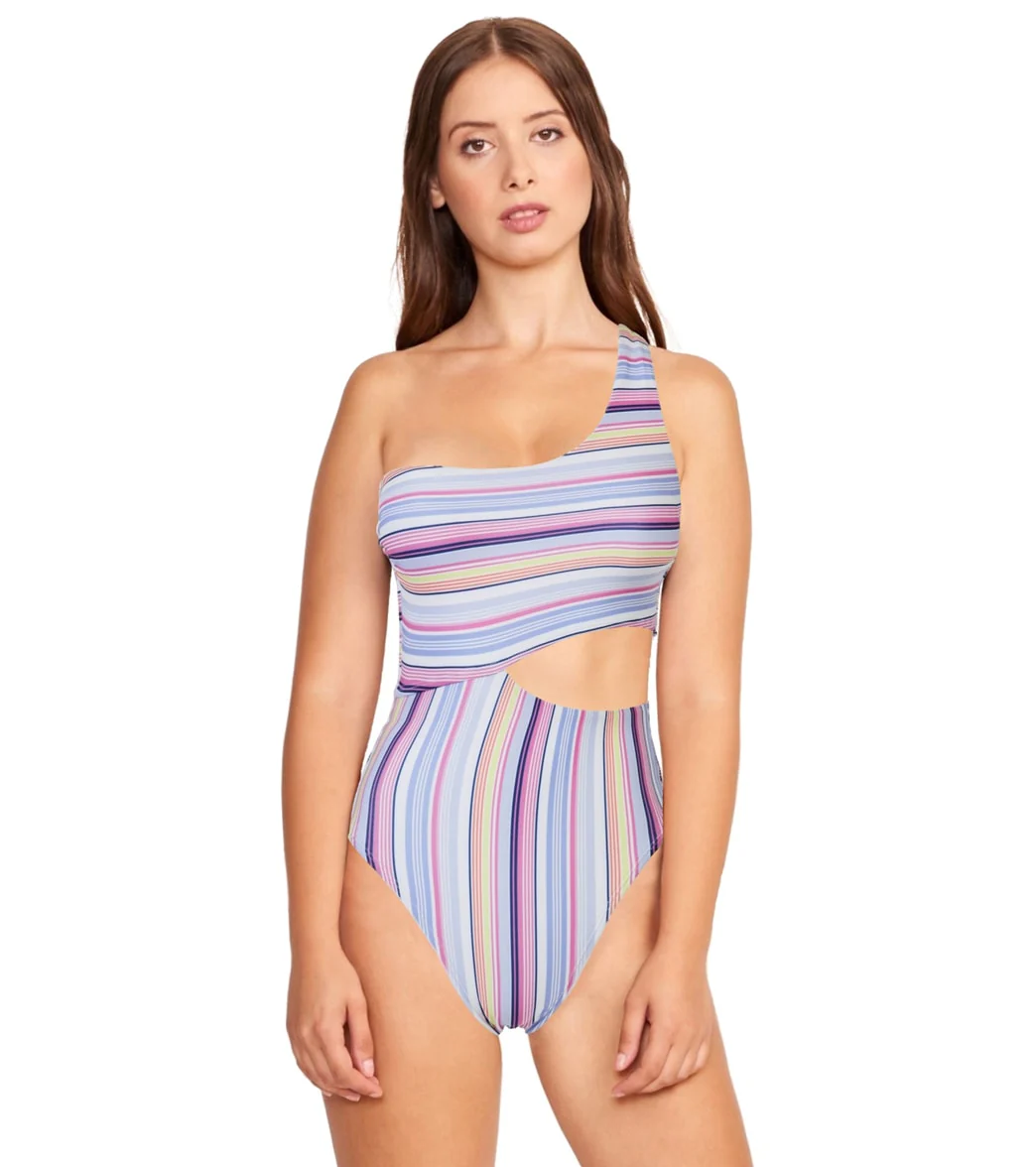 Splendid Women's La Paz One Shoulder One Piece Swimsuit