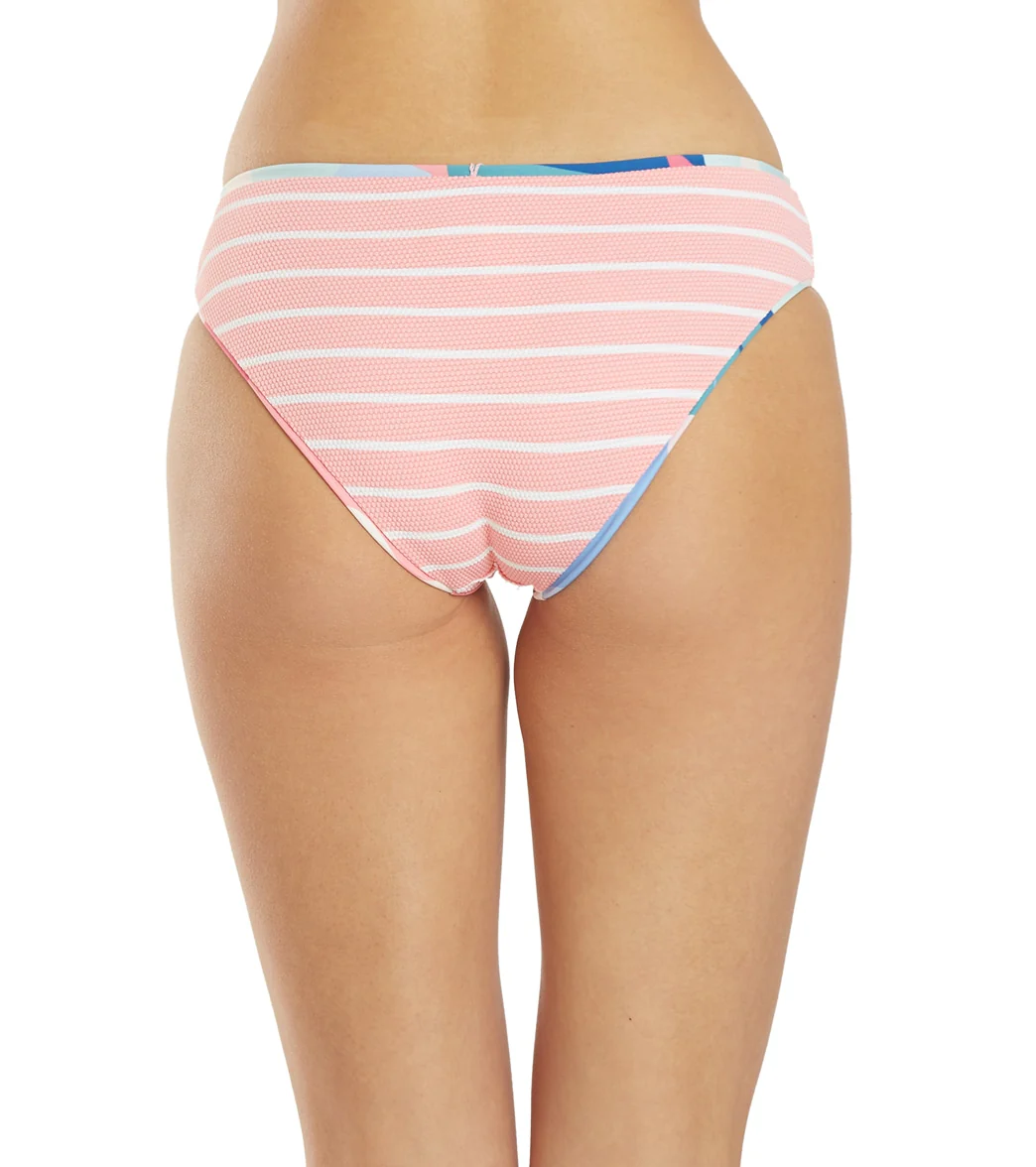 Splendid Women's Mosaic Palm Reversible Retro Bikini Bottom - Image 7