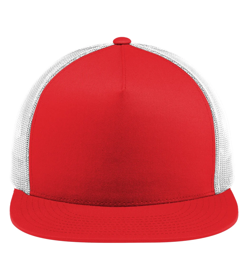 Sport-Tek Flat Bill Trucker Hat - Image 12