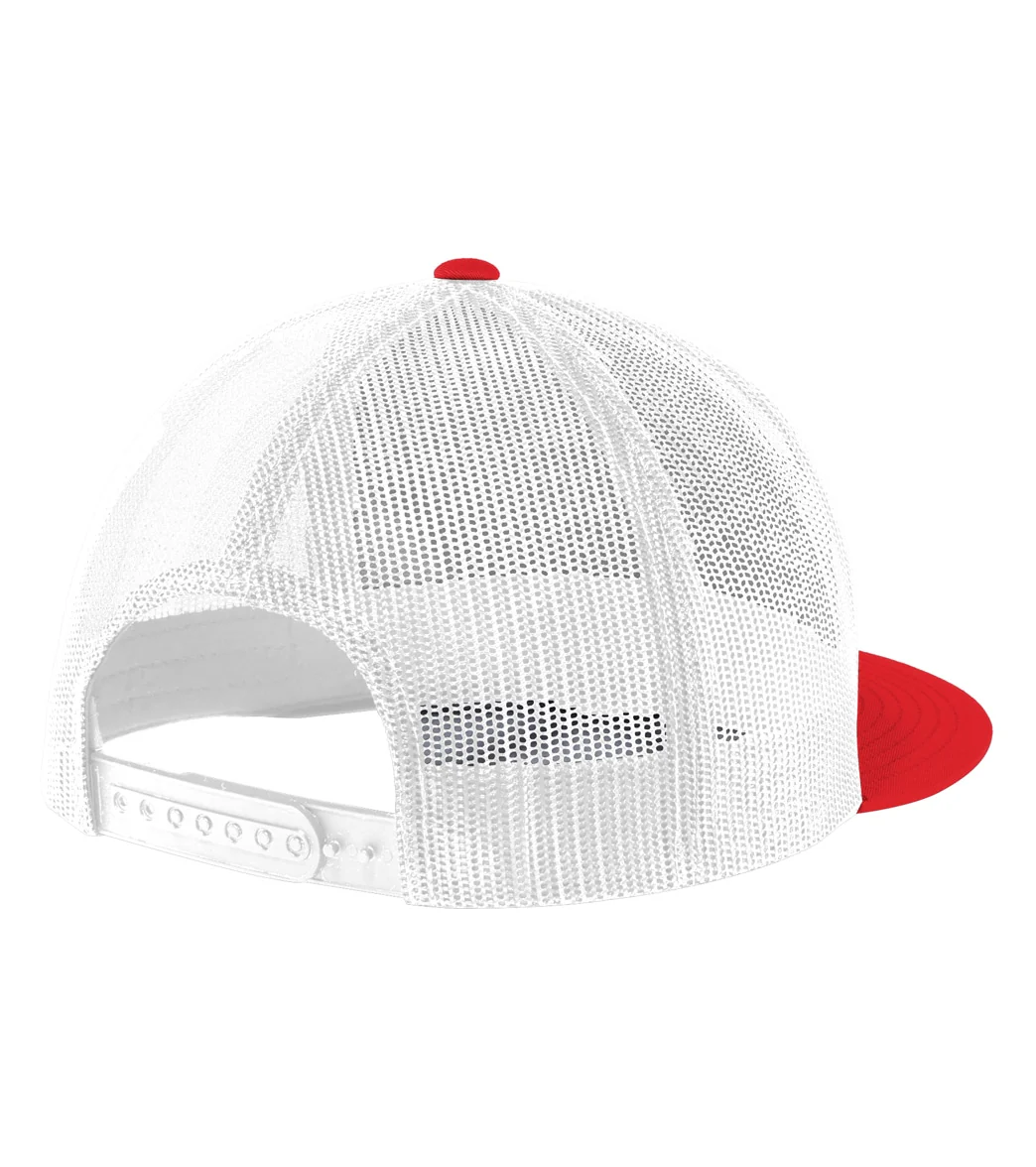 Sport-Tek Flat Bill Trucker Hat - Image 13