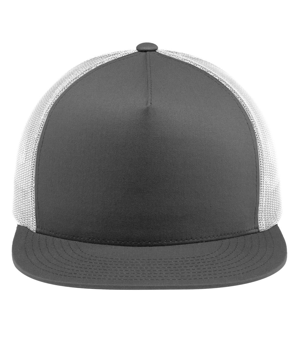Sport-Tek Flat Bill Trucker Hat - Image 17