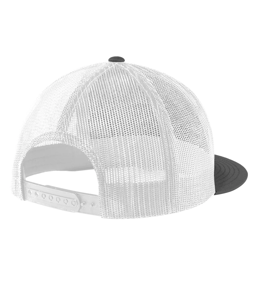 Sport-Tek Flat Bill Trucker Hat - Image 18