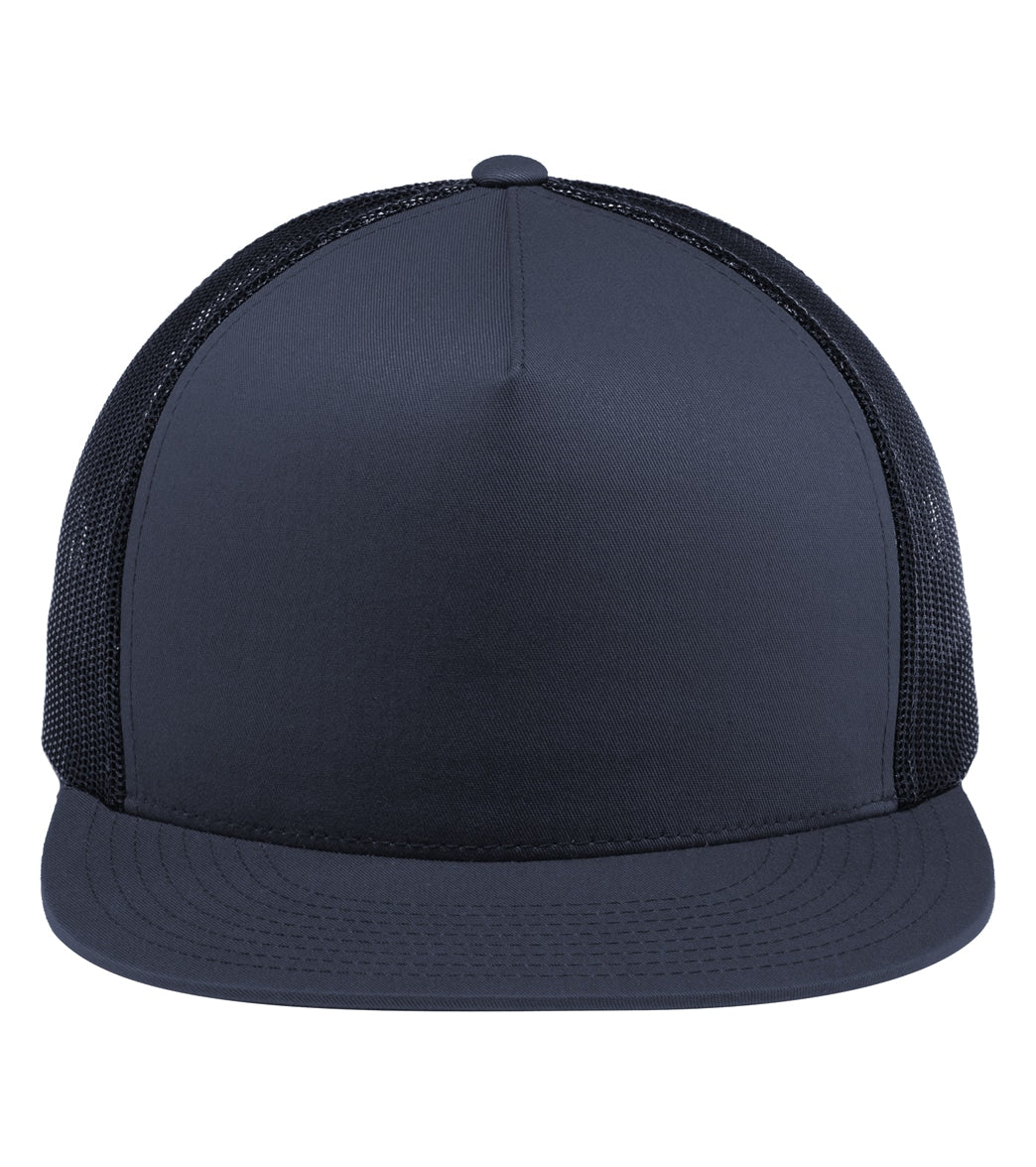 Sport-Tek Flat Bill Trucker Hat - Image 2