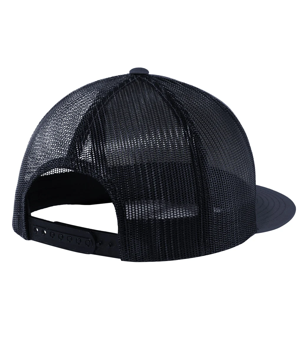 Sport-Tek Flat Bill Trucker Hat - Image 3