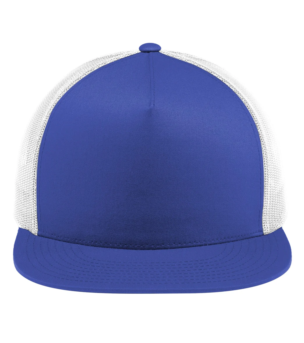 Sport-Tek Flat Bill Trucker Hat - Image 7