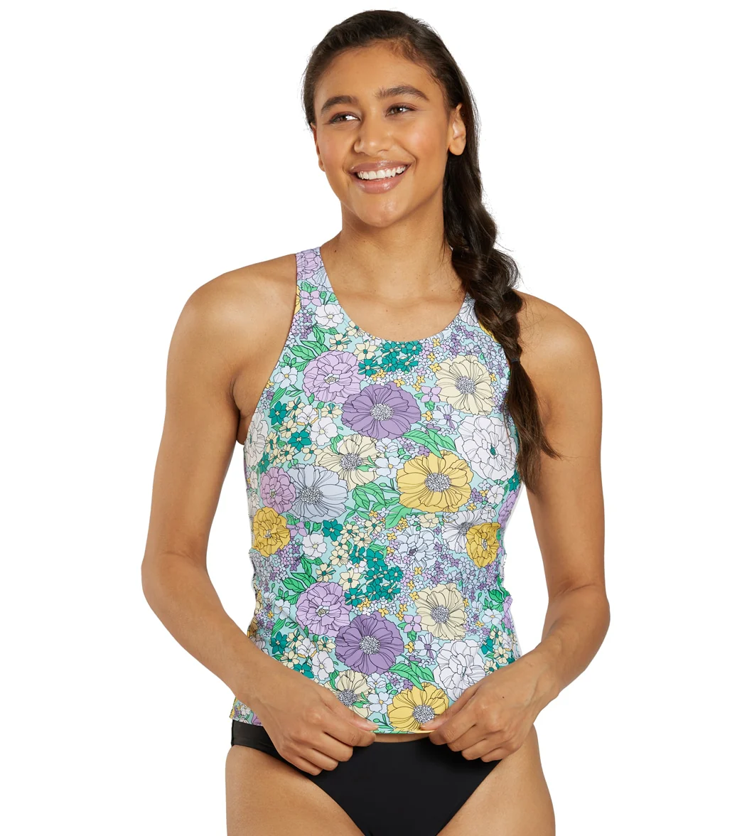 Sporti Active Bondi Floral High Neck Tankini Top - Image 9