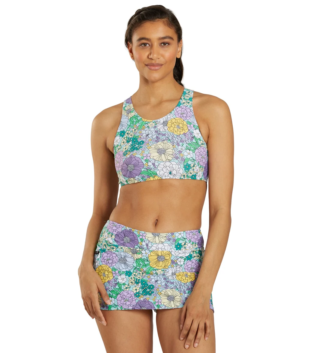 Sporti Active Bondi Floral Swim Skort Bottom - Image 3
