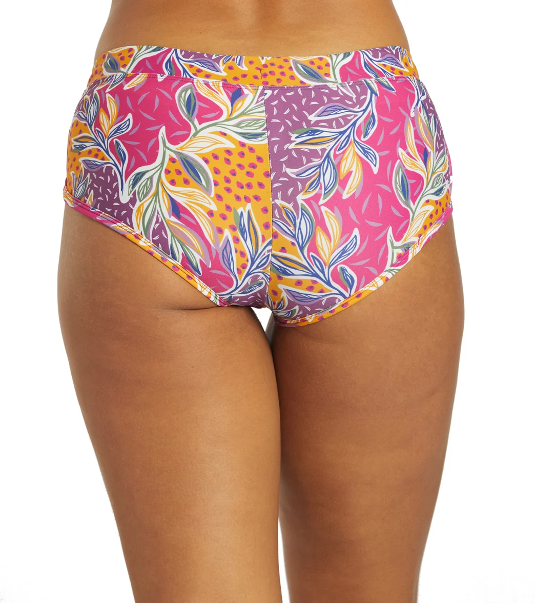 Sporti Active Floral Patchwork Cheeky Boyshort Swim Bottom - Image 3