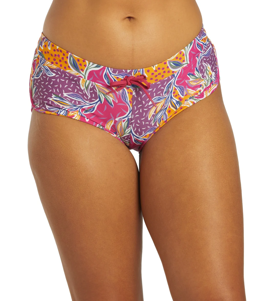 Sporti Active Floral Patchwork Cheeky Boyshort Swim Bottom - Image 7