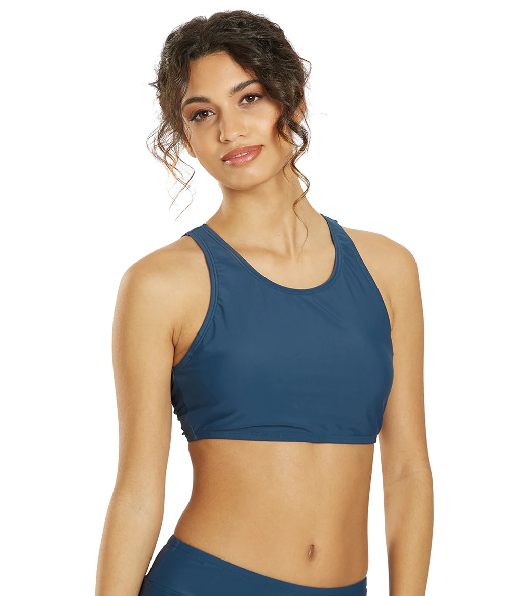 Sporti Active High Neck Crop Bikini Top - Image 55