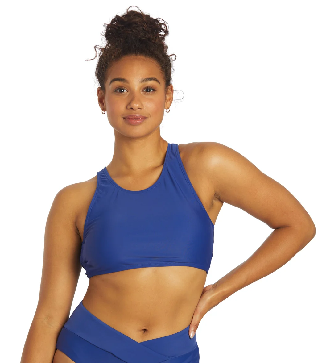 Sporti Active High Neck Crop Bikini Top - Image 60