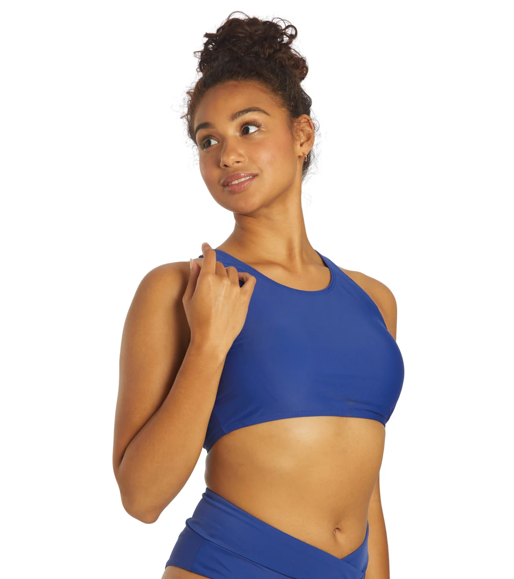 Sporti Active High Neck Crop Bikini Top - Image 61