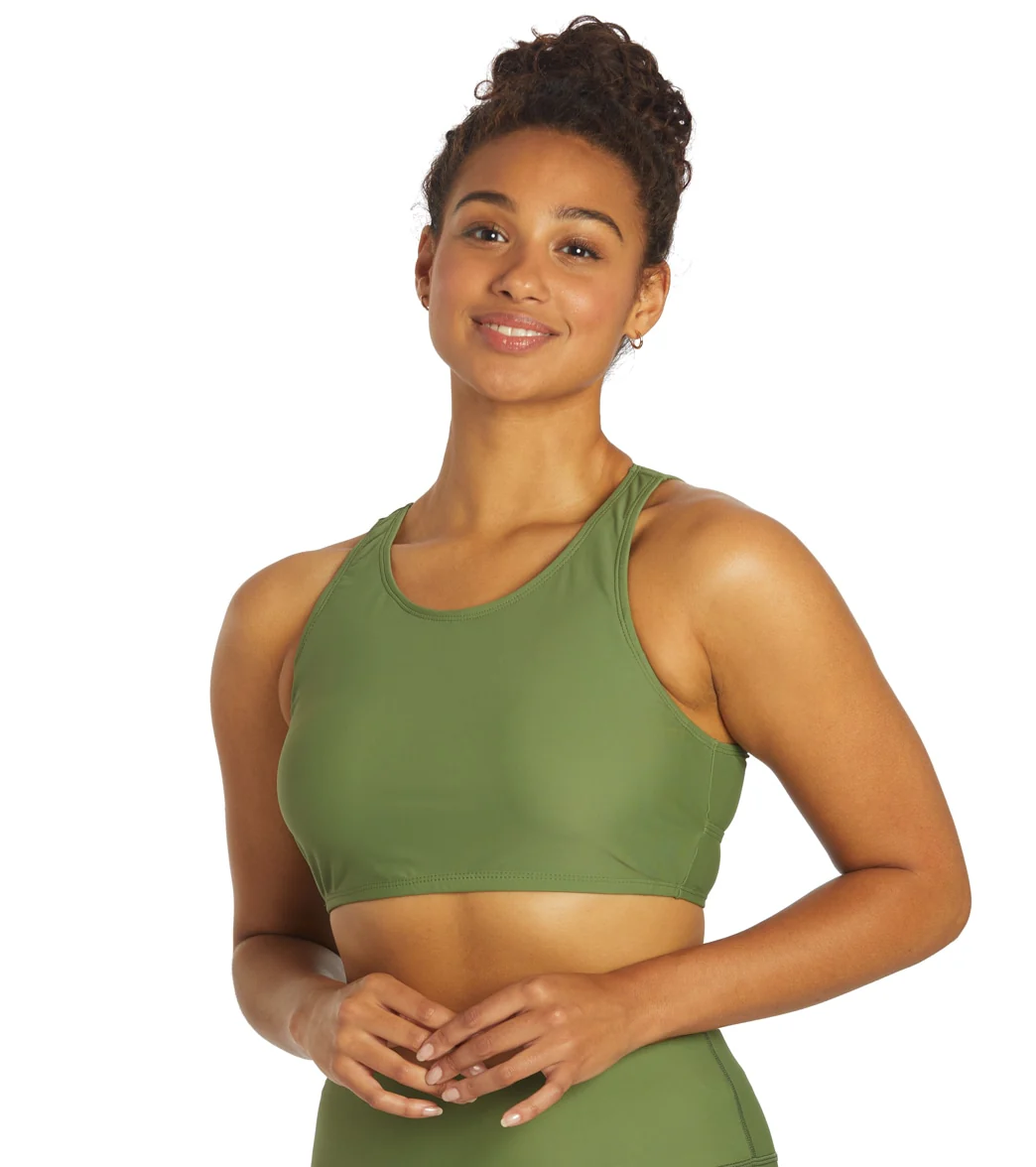 Sporti Active High Neck Crop Bikini Top - Image 78