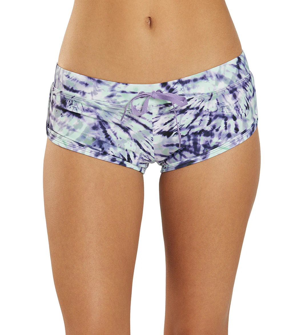 Sporti Active Moonlight Tie Dye Cheeky Boyshort Swim Bottom - Image 3