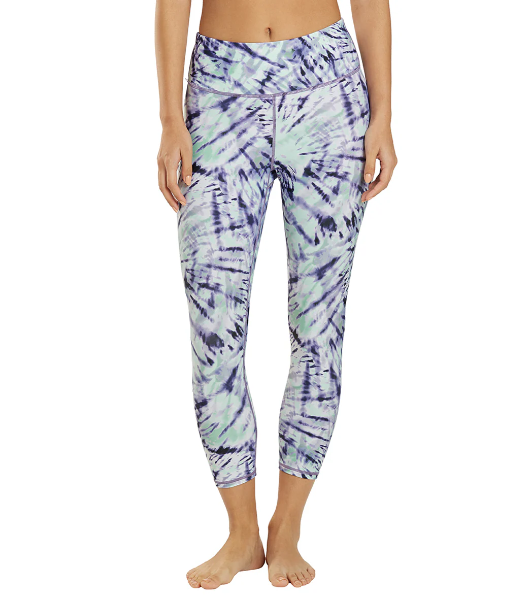 Sporti Active Moonlight Tie Dye Swim Capri Legging - Image 2