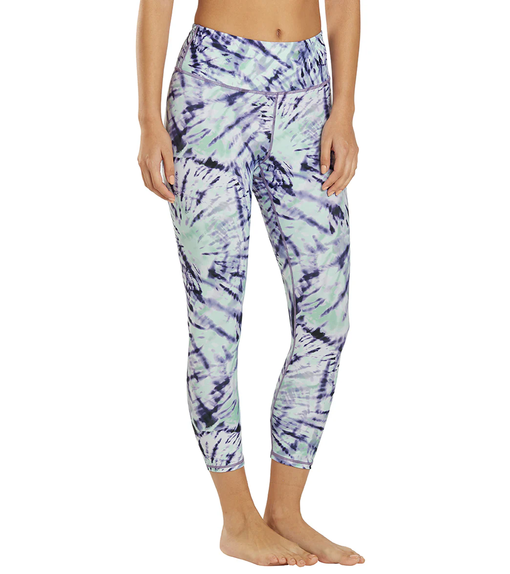 Sporti Active Moonlight Tie Dye Swim Capri Legging - Image 4