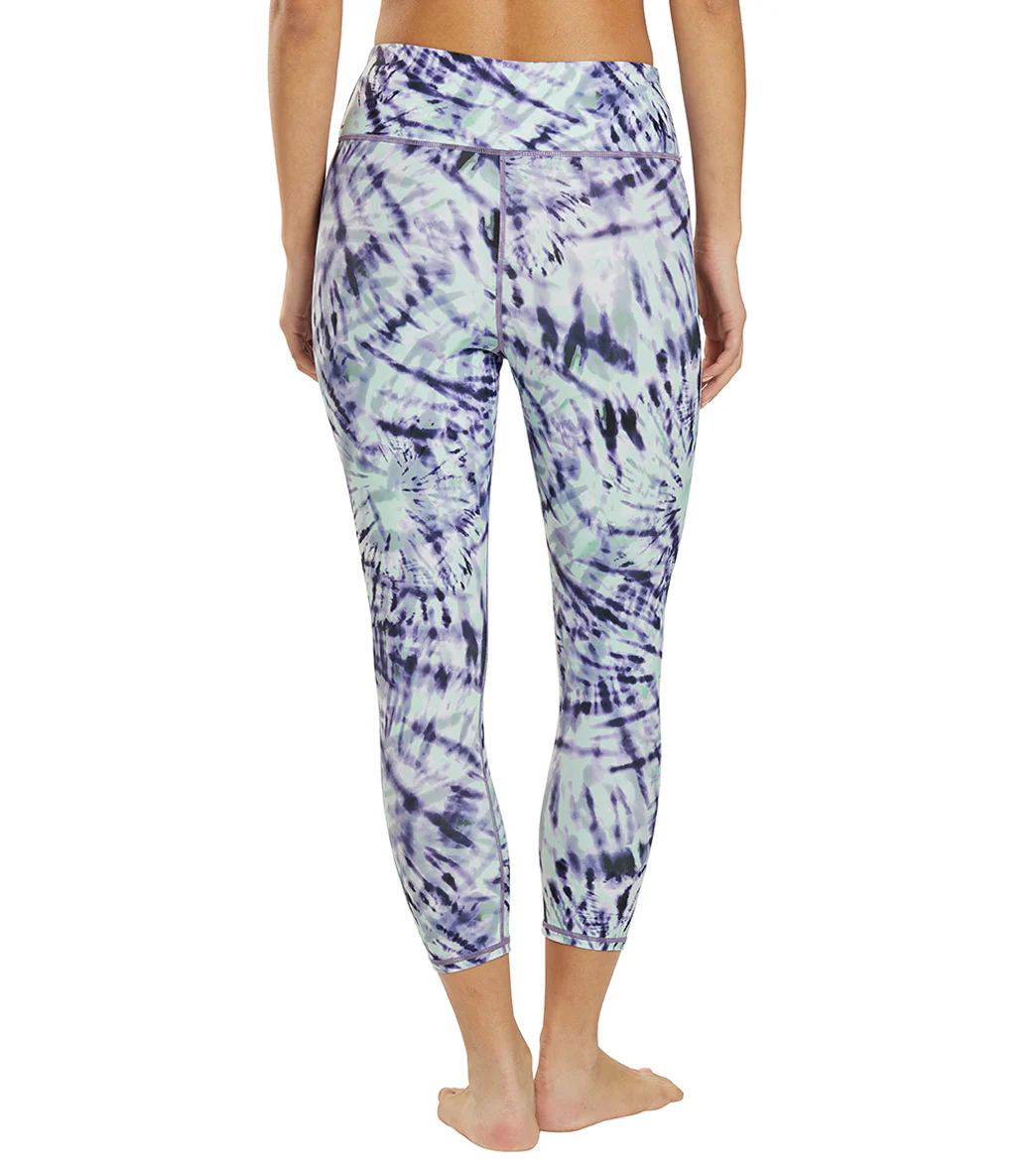Sporti Active Moonlight Tie Dye Swim Capri Legging - Image 5