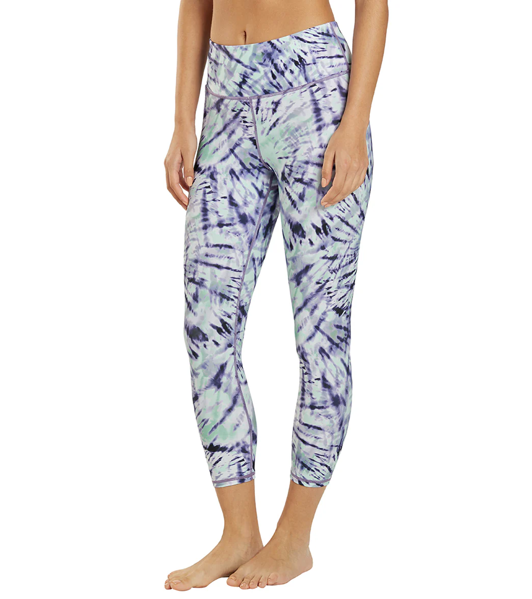 Sporti Active Moonlight Tie Dye Swim Capri Legging - Image 7