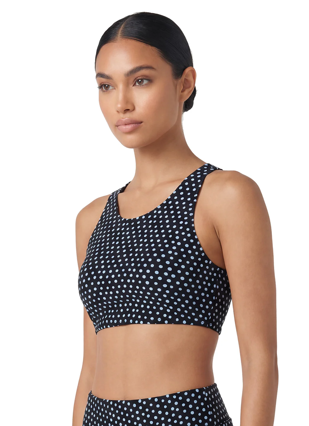 Sporti Active Tidal Dots High Neck Crop Bikini Top - Image 3