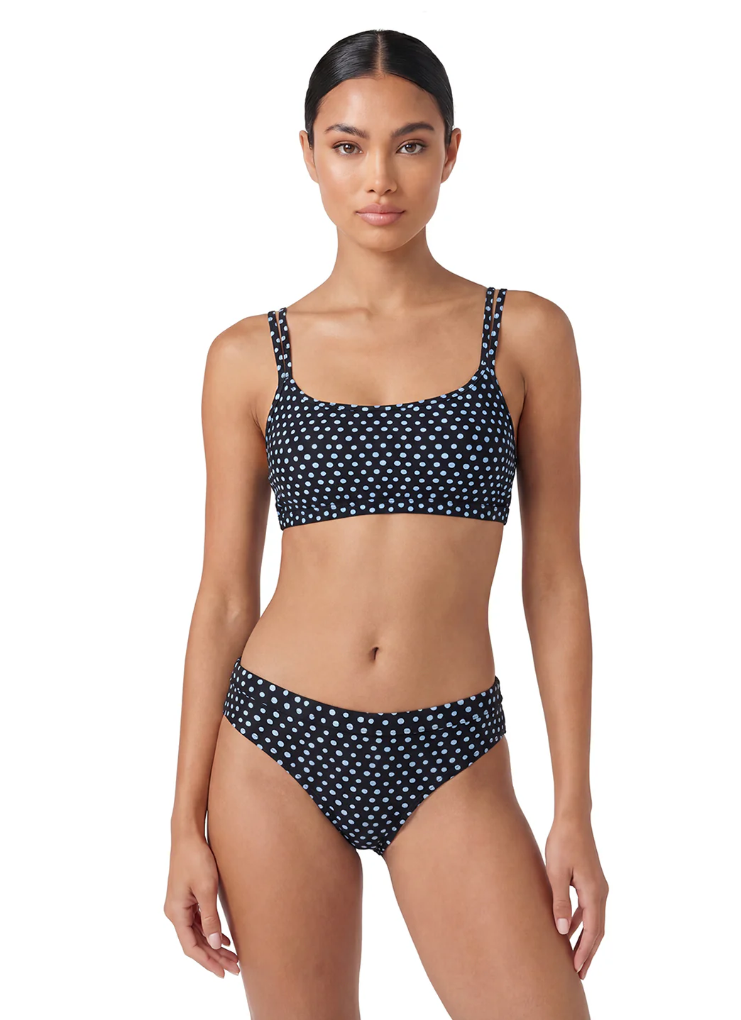Sporti Active Tidal Dots Hipster Workout Bikini Swim Bottom - Image 13