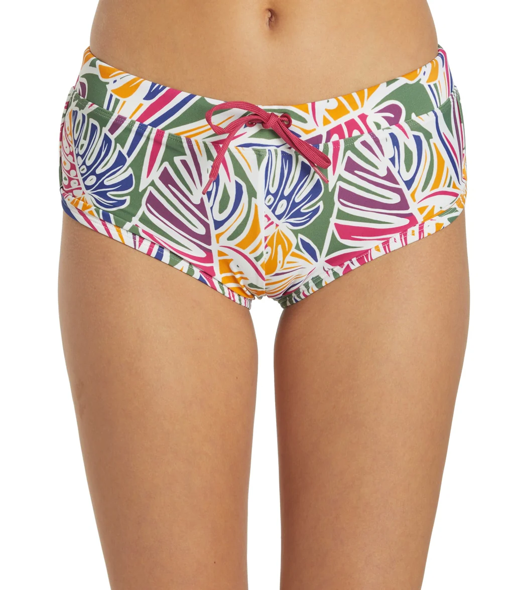 Sporti Active Tropical Palm Cheeky Boyshort Swim Bottom - Image 2