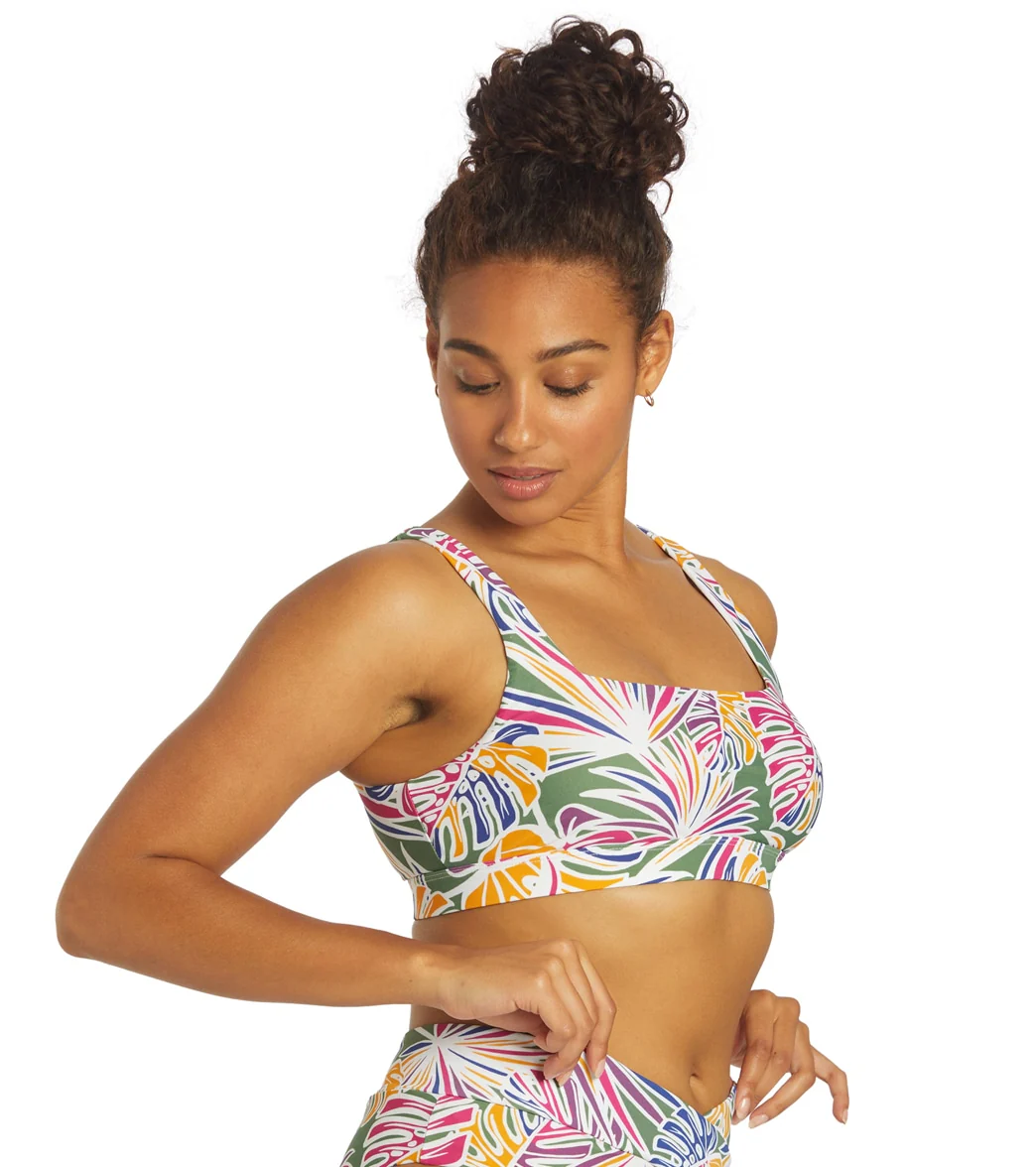 Sporti Active Tropical Palm Scoop Back Bikini Top - Image 2