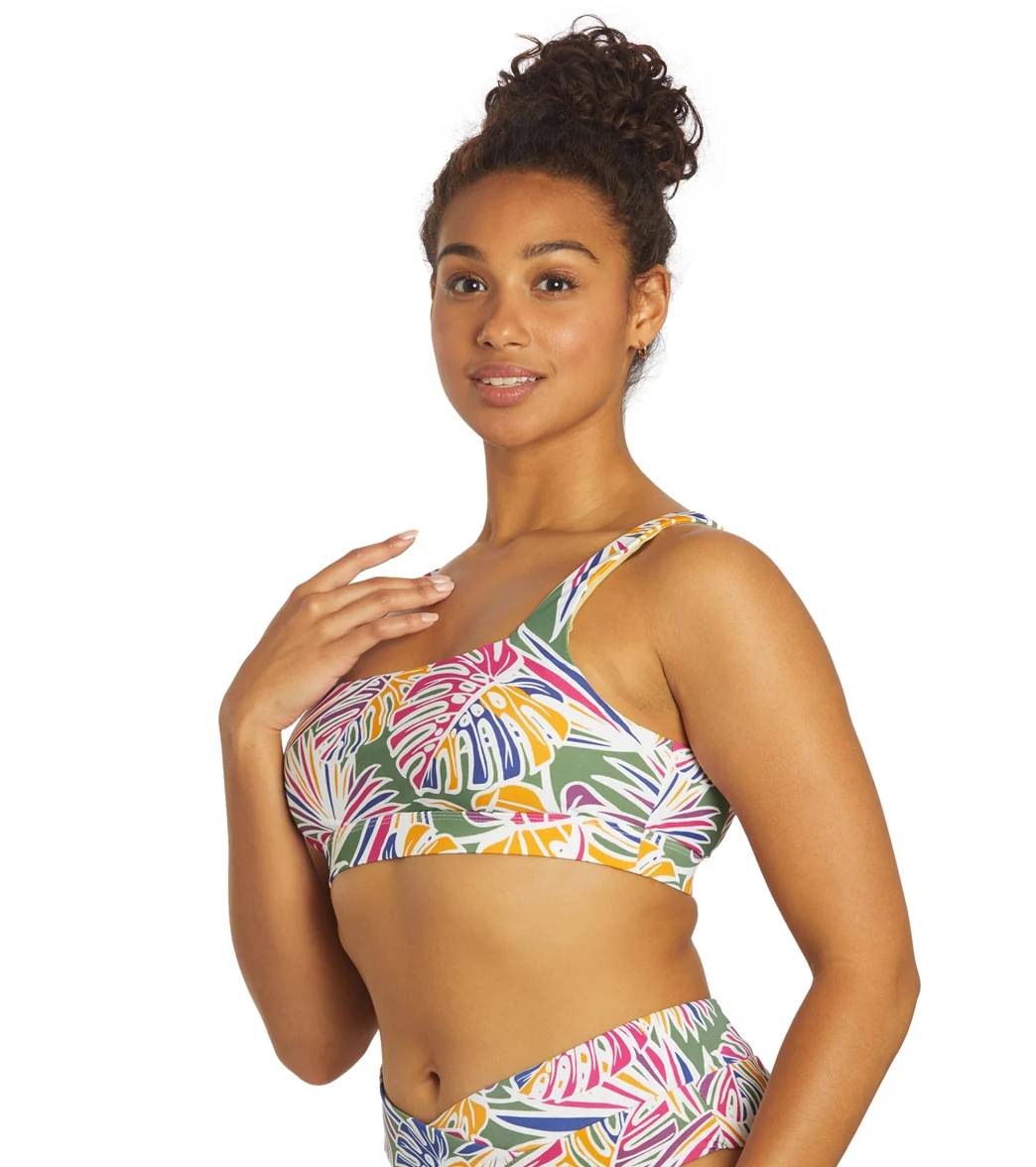 Sporti Active Tropical Palm Scoop Back Bikini Top - Image 5