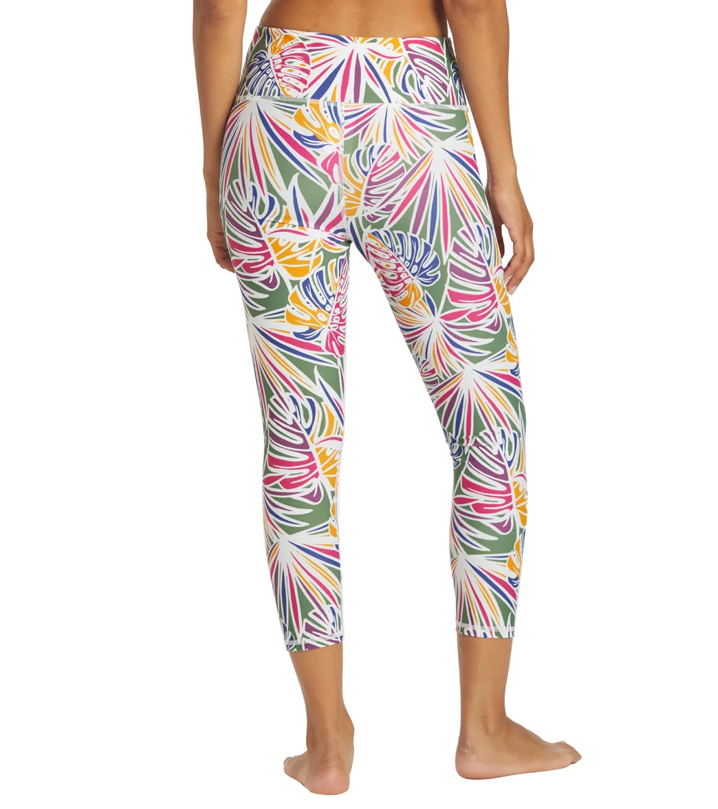 Sporti Active Tropical Palm Swim Capri Legging - Image 3